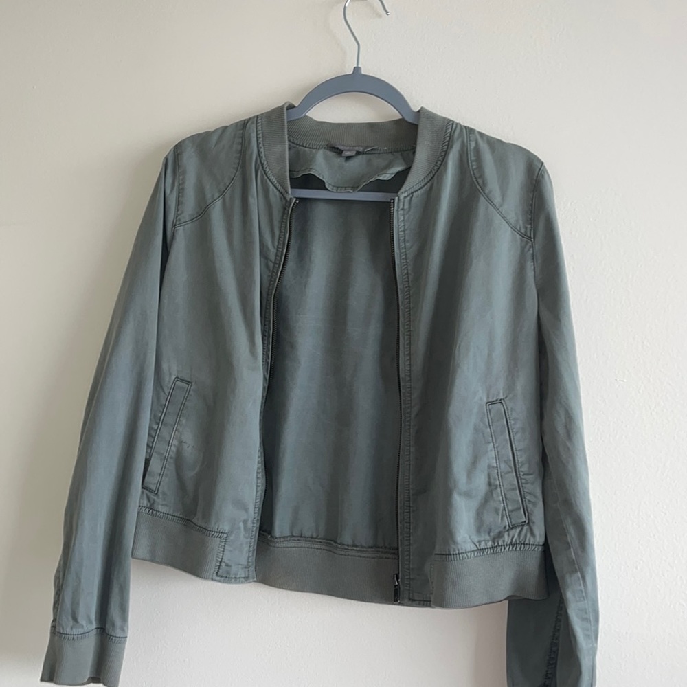 Green Bomber Jacket